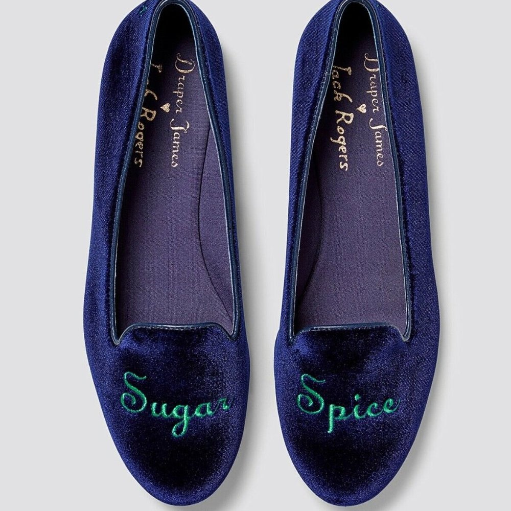 NWOT Jack rogers Draper James Sugar Spice Loafers